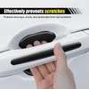 LHDOS 8PCS Car Door Handle Cup Scratch Protector - Reflective