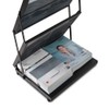 Kroey brochure display stand&Foldable Magazine Rack with 5 Pockets for