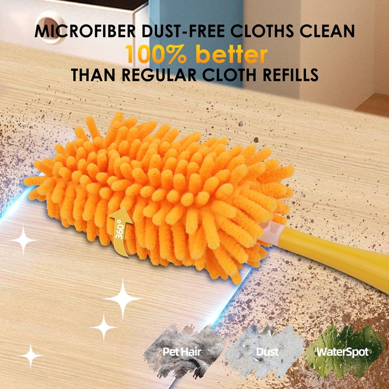 Redones Dusters for Swiffer - Reusable Duster Refill Compatible with