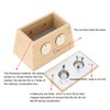 2 Holes Bamboo Moxa Box Moxibustion Box, 2 Holes Bamboo