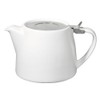 Forlife Stump Teapot 400 mL, White, Ceramic