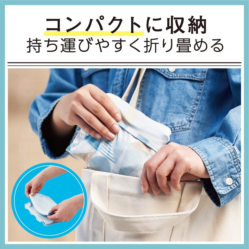 Elecom HCC-T21BU Cool Towel, Cool Touch, Heat Prevention Goods, Ice