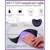 PHOENIXY Kit Unghie Gel Completo, 12 Colori, Lampada UV/LED 36W,