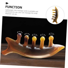 NOLITOY Scalp Massager Oil Massage Tool Relaxing Hair Scalp Water Spa Massage Wide Comb No Static Comb