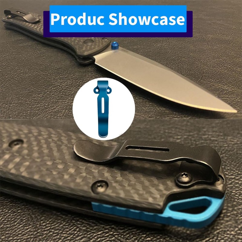 Tsinghwang 2PCS Blue Deep Carry Pocket Clip Compatible with 535