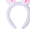 Women’s Cute Rabbit Ears Headband, Soft Plush Bunny Hairband, Christmas
