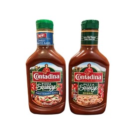 Contadina Pizza Squeeze Sauce: Original and/or Sweet Tomato Basil (2 Pack) 15 oz - 2 Original
