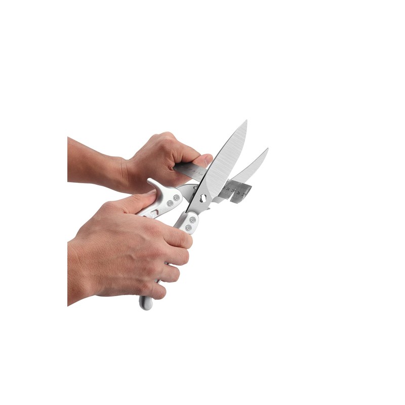 Jasni Heavy Duty Kitchen Shears, Spring Loaded Poultry Shears Stainless