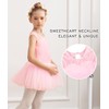 Mulnall Girls Ballet Lace Cap Sleeve Leotard Tank with Tutu