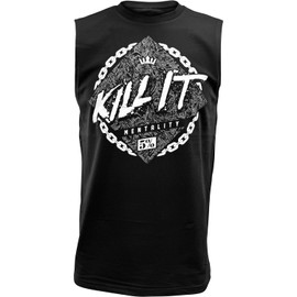 5% Kill It Mentality Cut Off Tank Top #320 XL Black