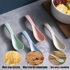 Wheat Straw Soup Spoons, Colourful Unbreakable Meal Spoon Chinese Soup