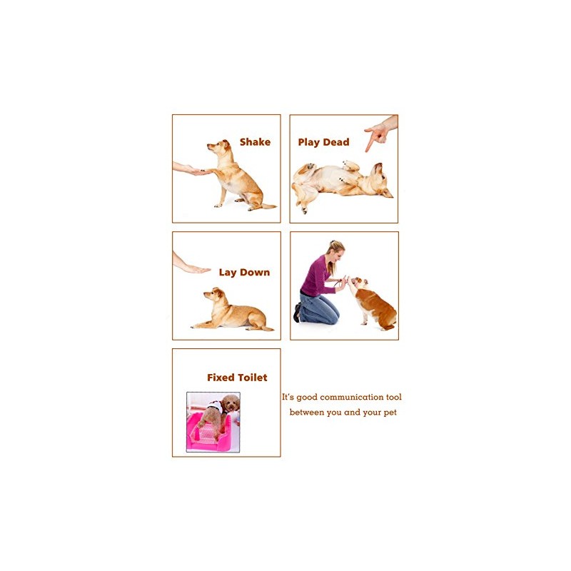 HoAoOo Pet Training Clicker with Wrist Strap - Dog Training