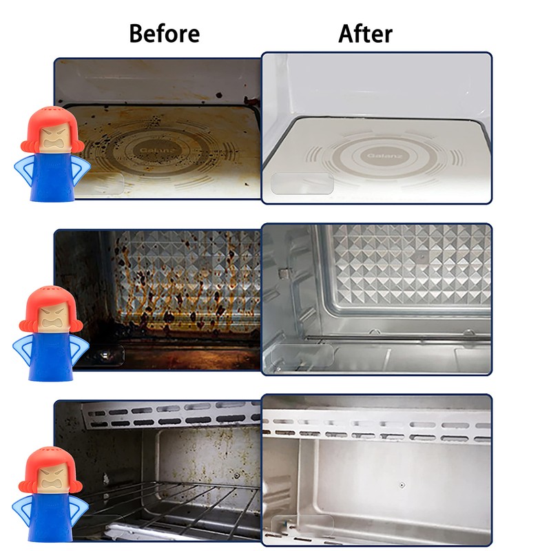 ZPCTECHGO Angry Mum Microwave Oven Cleaner for Kitchen Office, Microwave