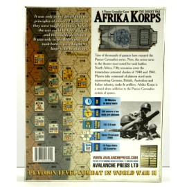 Avalanche Press A Panzer Grenadier Game: Afrika Korps. Platoon level combat. Avalanche Press.