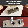 10 Pcs Screw Tap Extractor Set, High Speed Steel Extractor
