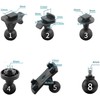 EVIMARLEN 6-in-1 Car Mount for Dash Cam & GPS -