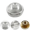 Bonsicoky Silver Flute Head Crown End Cap, Headjoint Screw Cap