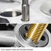 TA-VIGOR M6 x 1mm Spiral Flute Thread Tap, Metric Machine