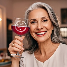 50TH Birthday Gifts for Her Women, Funny Happy 50TH Birthday Decorations for Women, 50 Year Old Gifts for Woman, Unique Wine Glass Gift Ideas for Woman Friends Sister Mom Wife Aunt Turning 50