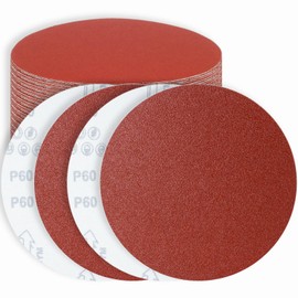 FEIHU Pack of 30 Sanding Discs 200 mm Velcro Grit P60 Sandpaper 200 mm Sanding Disc 200 mm for Sanding / Polishing