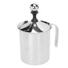 Manual Milk Frother 304 Stainless Steel Double Layer Brushed Process