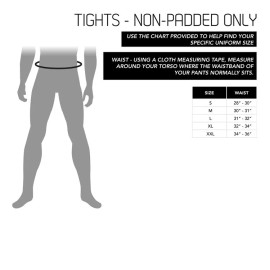 Century Men's Compression Tights Gray Small New