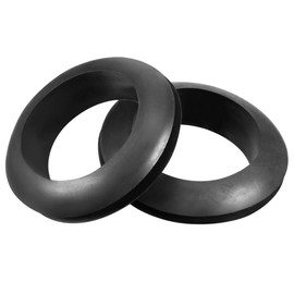 TA-VIGOR 15Pcs Rubber Grommets Cable Wire Protector, 30mm Conductor Wiring Blanking Gasket Ring Grommets, Black Electrical Cable Hole Plugs Wire Gaskets for Protecting Wires, Cables and Plugs