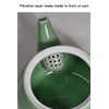 Celadon Teapot,Jade Green Porcelain Teapot,Kungfu Tea Utensil,Tea Ceremony,4 Optional Colors,龙泉青瓷茶壶