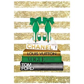 Bookstack Green Heel by Amanda Greenwood -