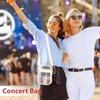 Clear Crossbody Bag Stadium Approved,Transparent Messenger Shoulder Bag for Concert,