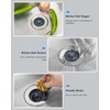 Hibbent Kitchen Sink Plug,Upgraded 3 in 1 Kitchen Sink Strainer