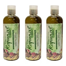 Rapunzel Shampoo Artesanal , Crecimiento Con Romero Rapunzel 3 Pzas