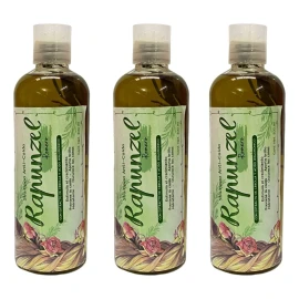 Rapunzel Shampoo Artesanal , Crecimiento Con Romero Rapunzel 3 Pzas