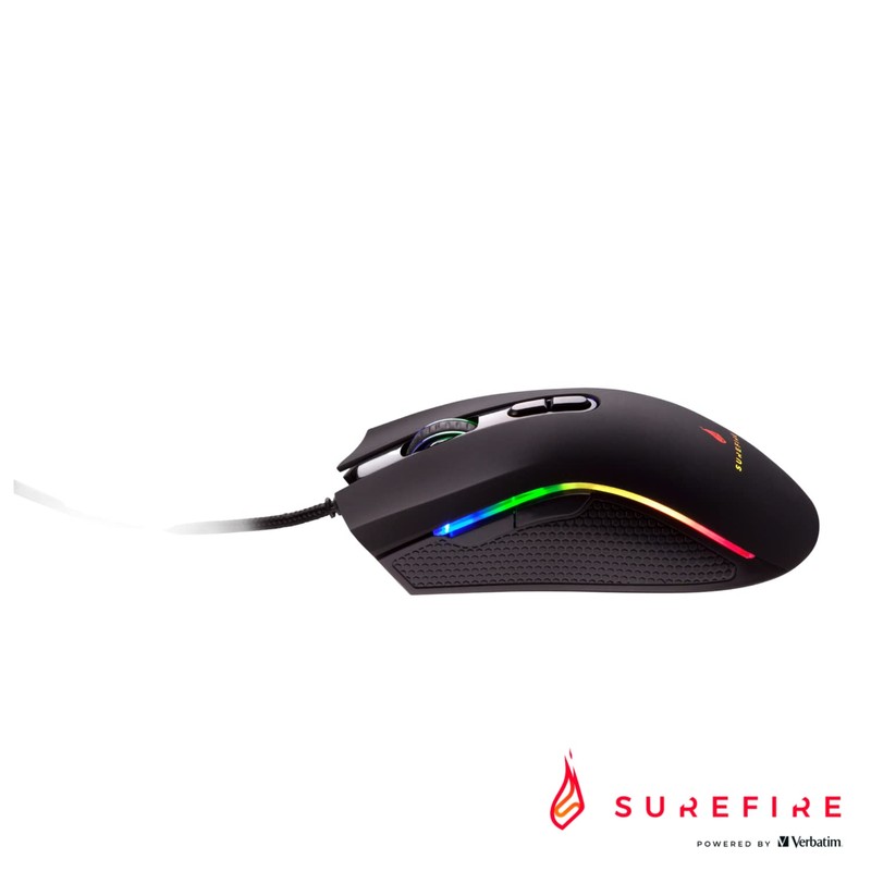 SureFire Hawk Claw Gaming 7-Button Gaming Mouse with RGB Lighting