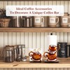 Standing Paper Towel Roll Holder Countertop for Coffee Lovers Women