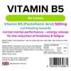 Lindens Vitamin B5 500mg Tablets - 90 Pack - 8000%