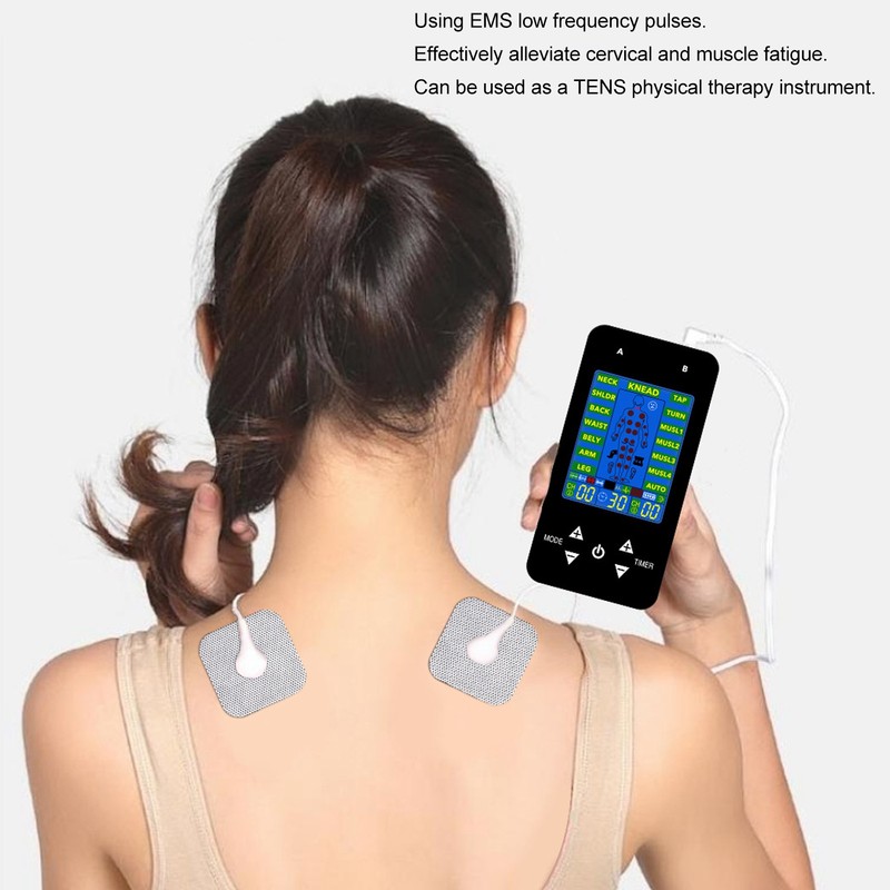 TENS Electronic Massager 12 Modes Low Frequency EMS Pulse Electric