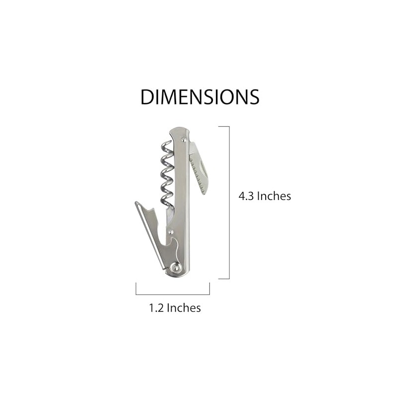 Fantes Classic Waiter’s Corkscrew, Made in Italy, The Italian Market