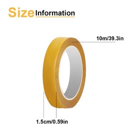 ZYBHMJE 1 Pcs Double-Sided Fabric Tape Heavy Duty Super Sticky Multifunctional Double Sided Tape Wide Double Sided Mounting Tape for Home Office School (32.8ft Long+ 0.6inch width)