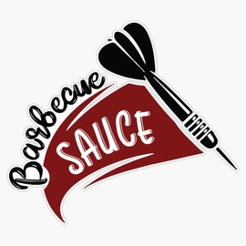 barbecue sauce Bumper Sticker Vinyl Decal 5 inches