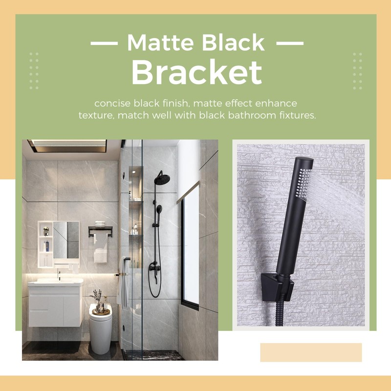 Hand Held Shower Bracket with Two Slot, Aomasi Handheld Shower