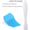 Red Silicone Basting Pastry Brush,Silicone Oil Brush,Kitchen Oil Brush for
