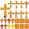 Watersay 48 Set Religious Cross Craft Kit Christian DIY Paper