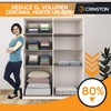 CRINSTON Empty Clothes Bags – Pack of 6 – 100