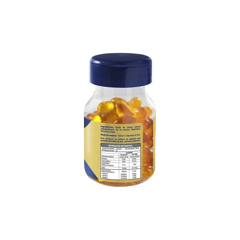 Omega 3, 6 Y 9 C/60 Naturagel/ Aceite Pescado, Linaza,