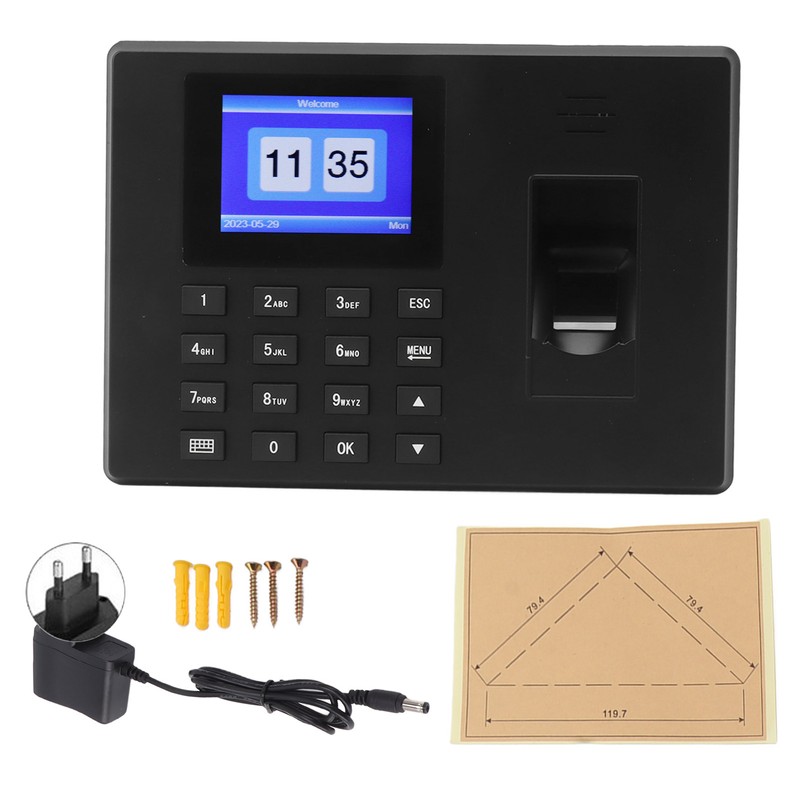 Time Clock Fingerprint Attendance Machine Intelligent Biometric Fingerprint Time Attendance