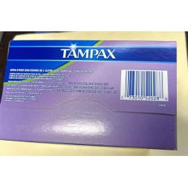Tampax Cardboard Applicator, Multipax Tampons 40 Count