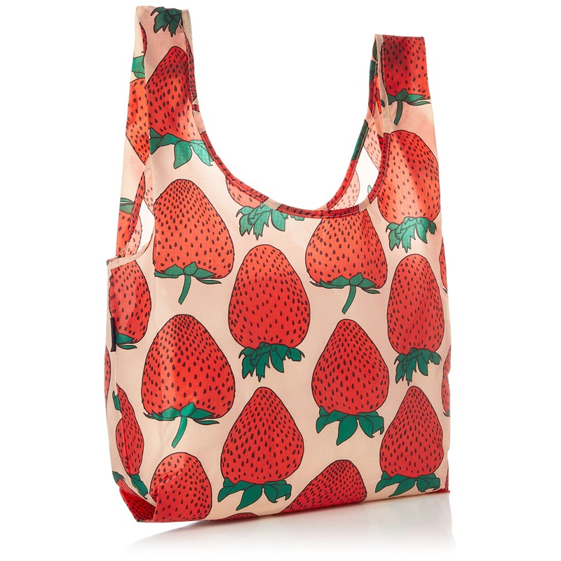 Standard Baggu Pattern Eco Bag, strawberry, Free size