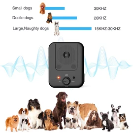 Anti Barking Control Device, Dog Barking Control, Anti Bark Stopper Device for Outdoors and Indoors with 3 Adjustable Modes, Waterproof Dog Bark Control, Safe for Small Medium and Large Dogs