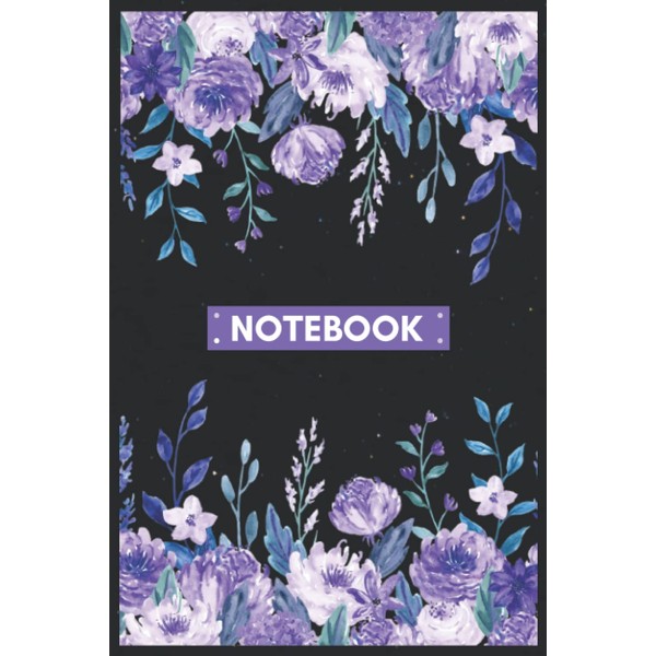 Notebook: Elegant floral-designed Notebook